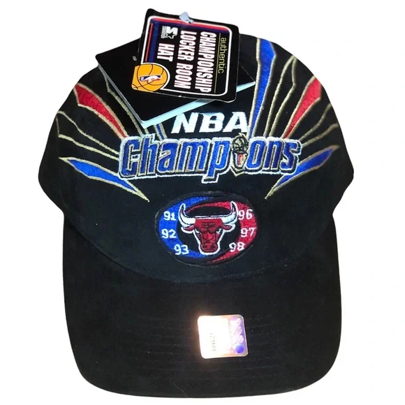 90s starter Chicago bulls 6x champions starter hat nwt vintage cap hat - Picture 1 of 4